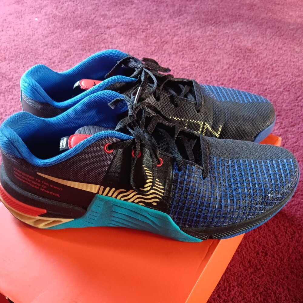 Nike Metcon 8 'Anthracite Blue Lightning' Men's Shoes Size 11.5